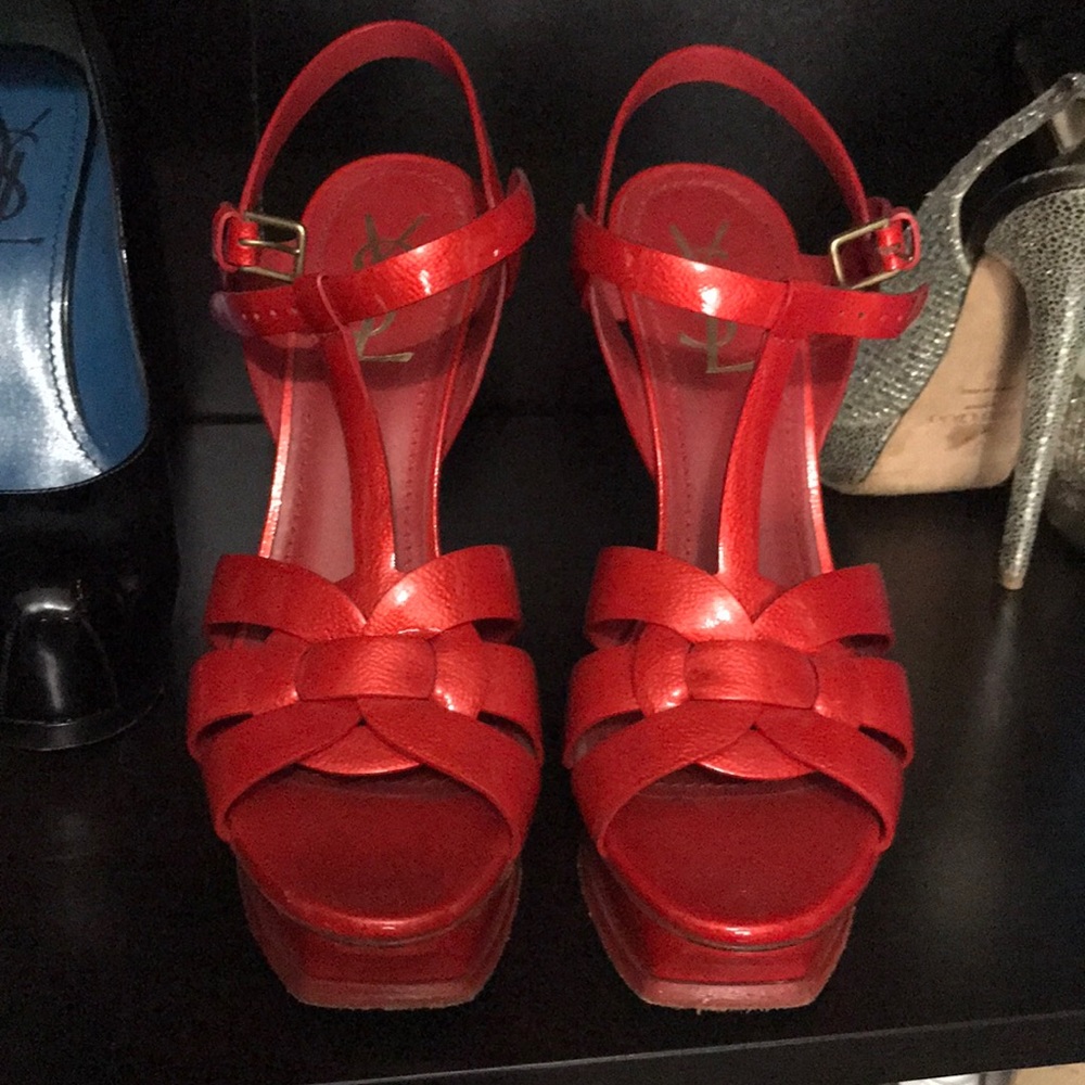 YSL Tribute red